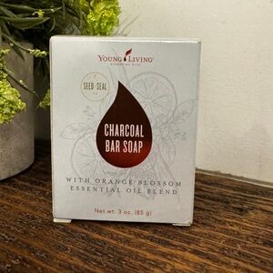 Young Living Charcoal Bar Soap with Orange Blossom Essential Oil Blend